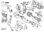 Bosch 0 603 387 685 PSB 500 RE Percussion Drill 230 V / GB Spare Parts PSB500RE